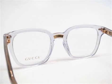 gucci transparent eyeglasses|Gucci clear reading glasses.